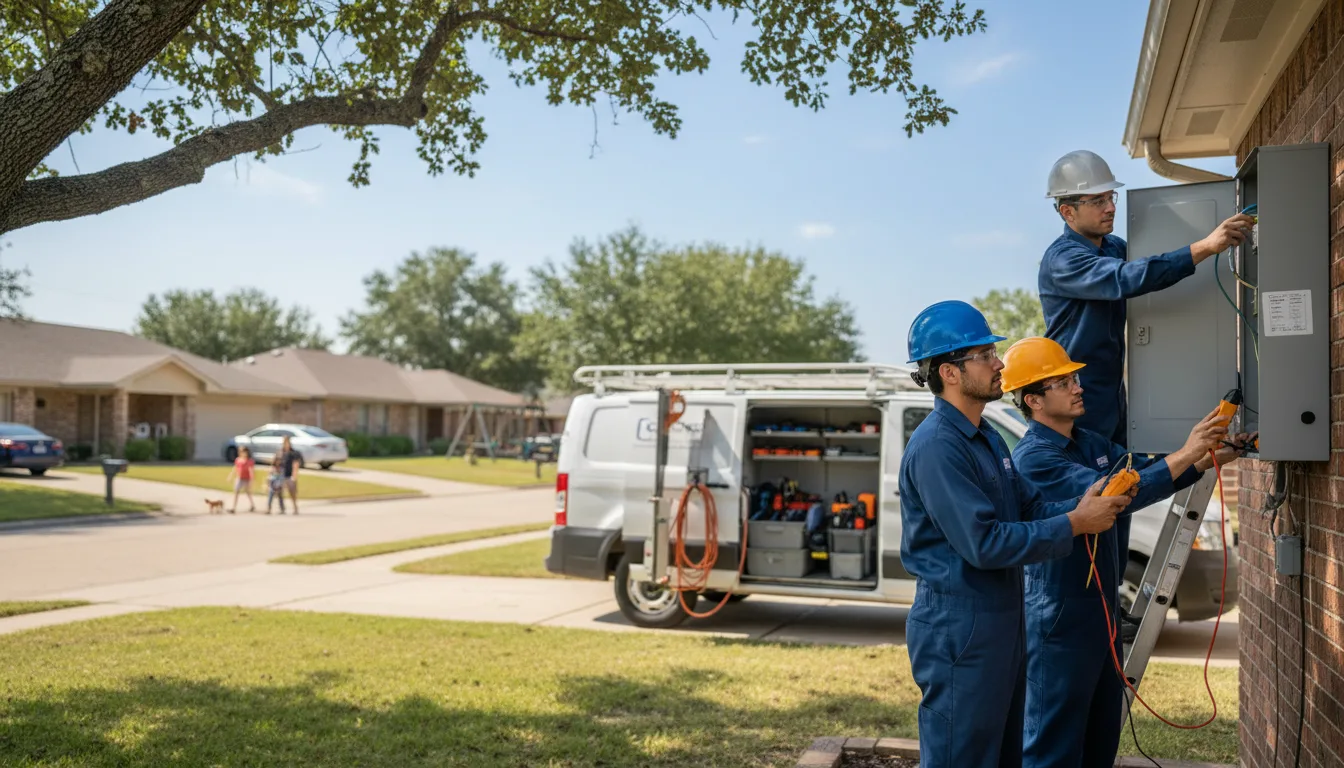 Certified electrician providing emergency electrical services in Thurston, OH